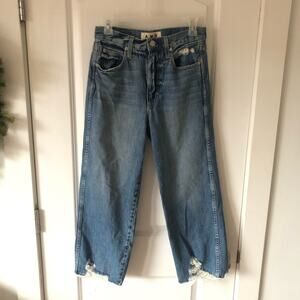 AMO Denim Sophie Crop - Runaway Destroy size 26 New without tags $308